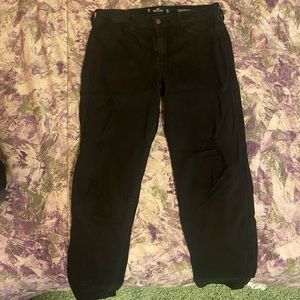 Hollister black ripped jeans